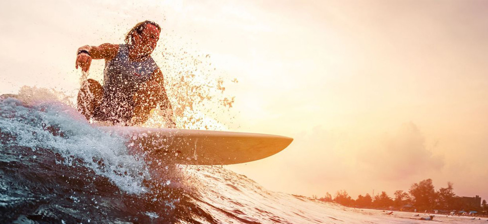 Surfing at Gili Air